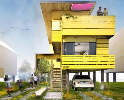 Flow House Design Concept, New Orleans, USA